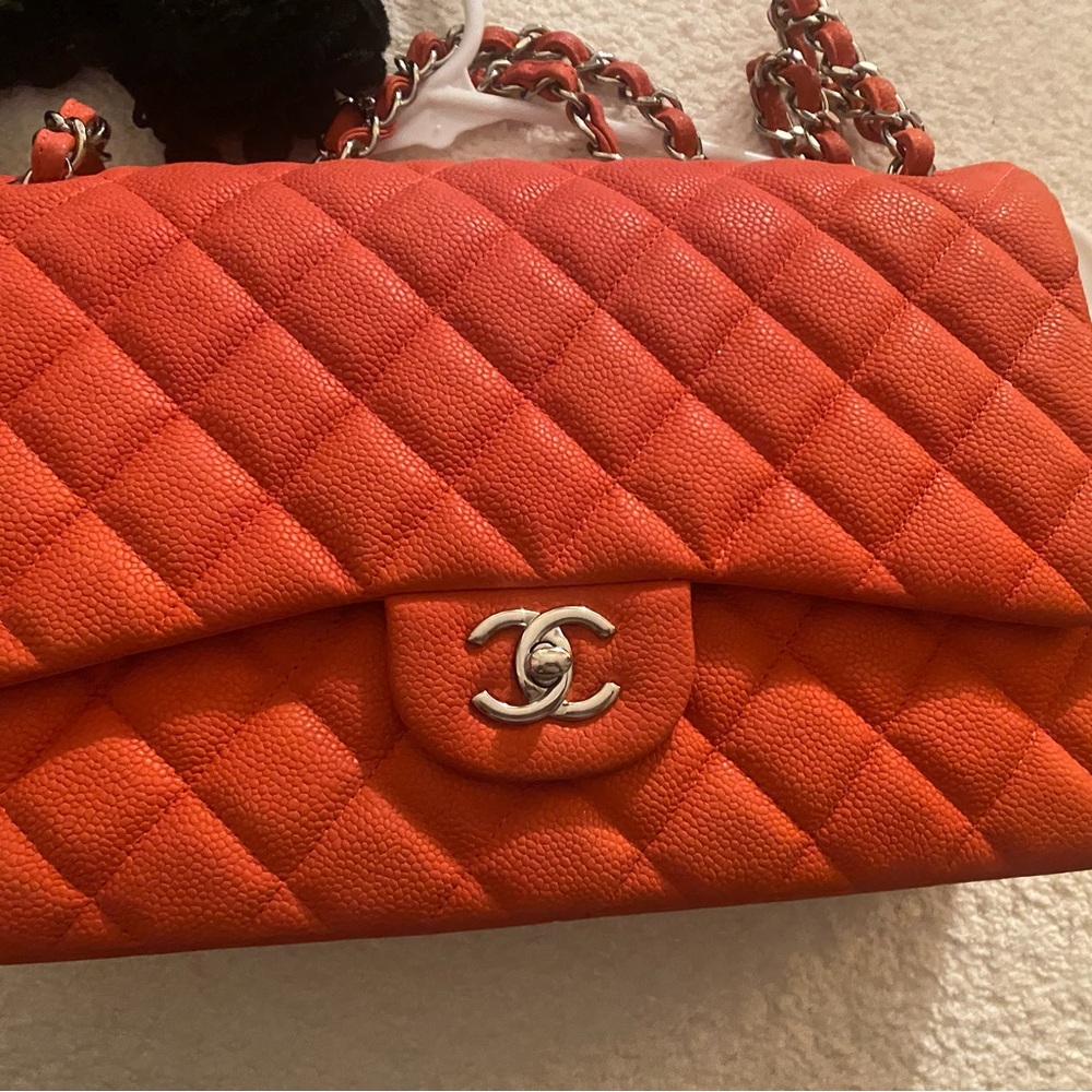 Chanel Jumbo Double Flap Bag Red